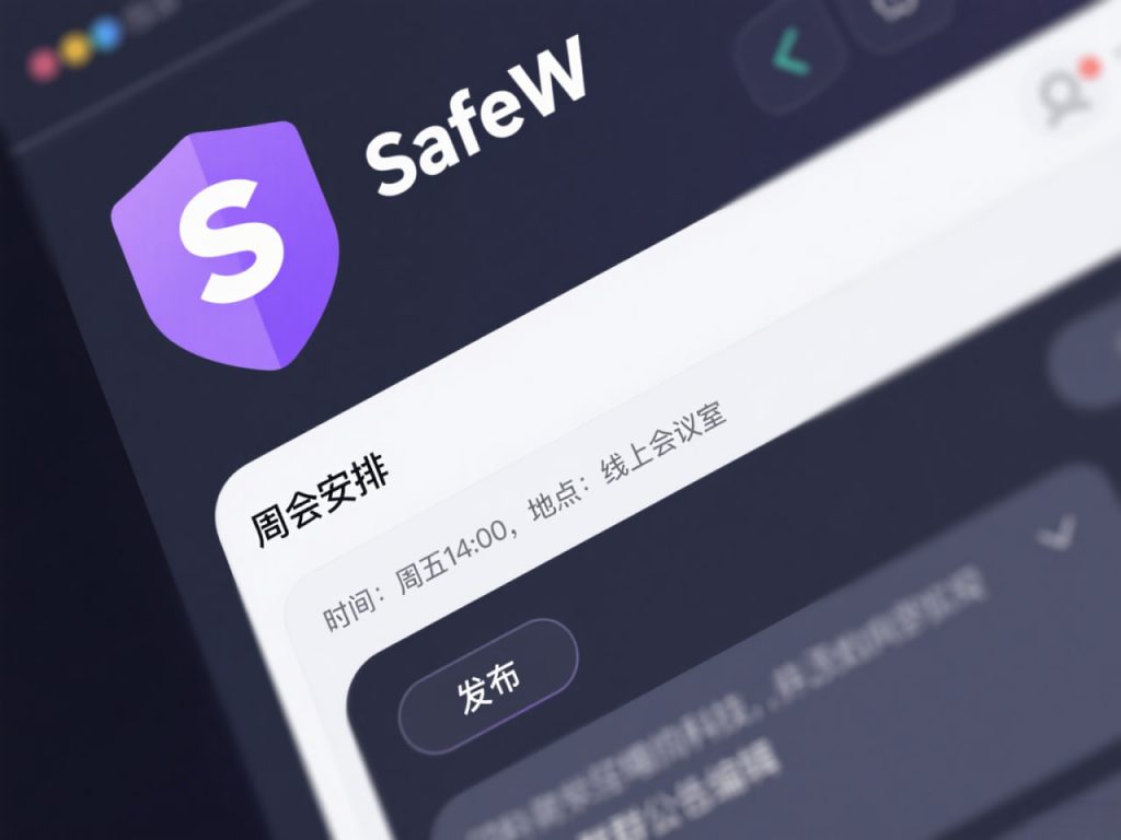SafeW APP 如何注册账号？